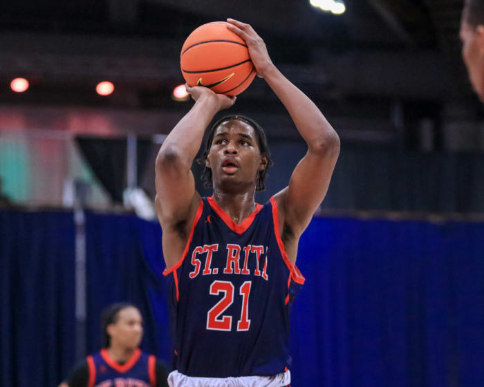 Morez Johnson played for St. Rita last season before transferring to Thornton.